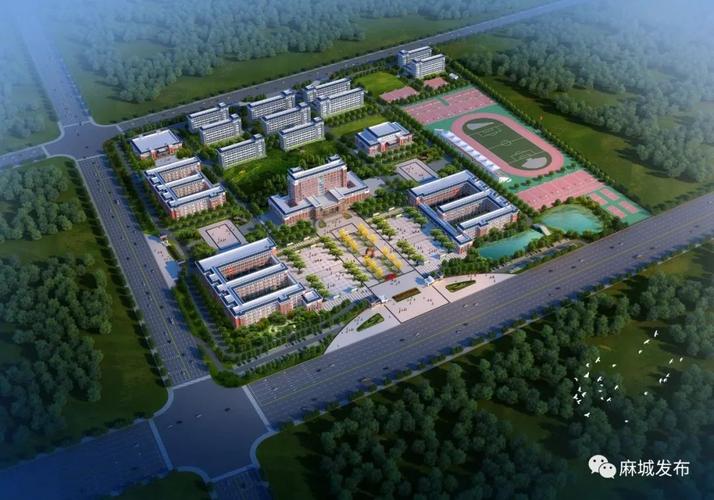 麻城中学项目建设高效推进 7月将完成麻城一中整体搬迁